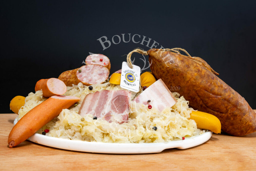Assortiment charcuterie choucroute