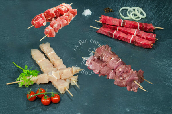 Assortiment boucherie "Brochettes" - 20 repas