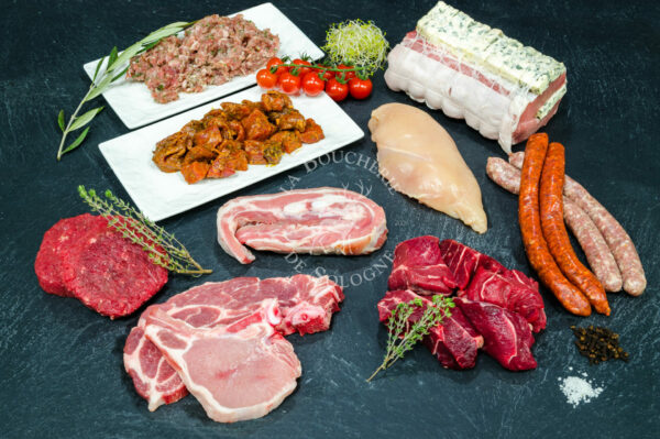 Assortiment boucherie et charcuterie "Le Complet" - 40 repas