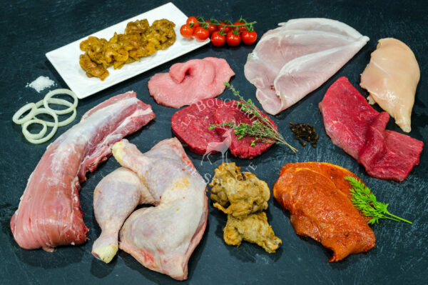 Assortiment boucherie et charcuterie "Pour deux" - 8 repas à deux